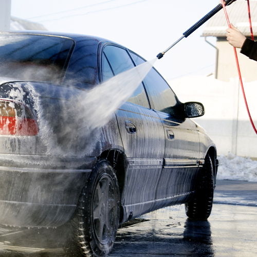 Exterior pressure wash