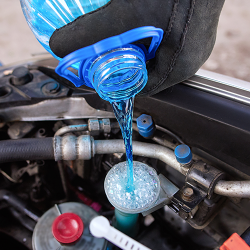 Wiper fluid replacement