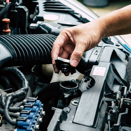 Coolant leakage inspection