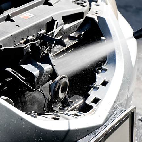 Radiator fins cleaning